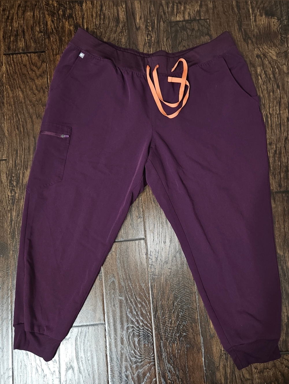 EUC Figs 3XL Petite Womens Deep Purple Zamora Joggers. Discontinued Color